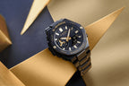 B500BD Reloj G-Shock G-Steel Hombre Acero Negro Dorado - Vista lateral
