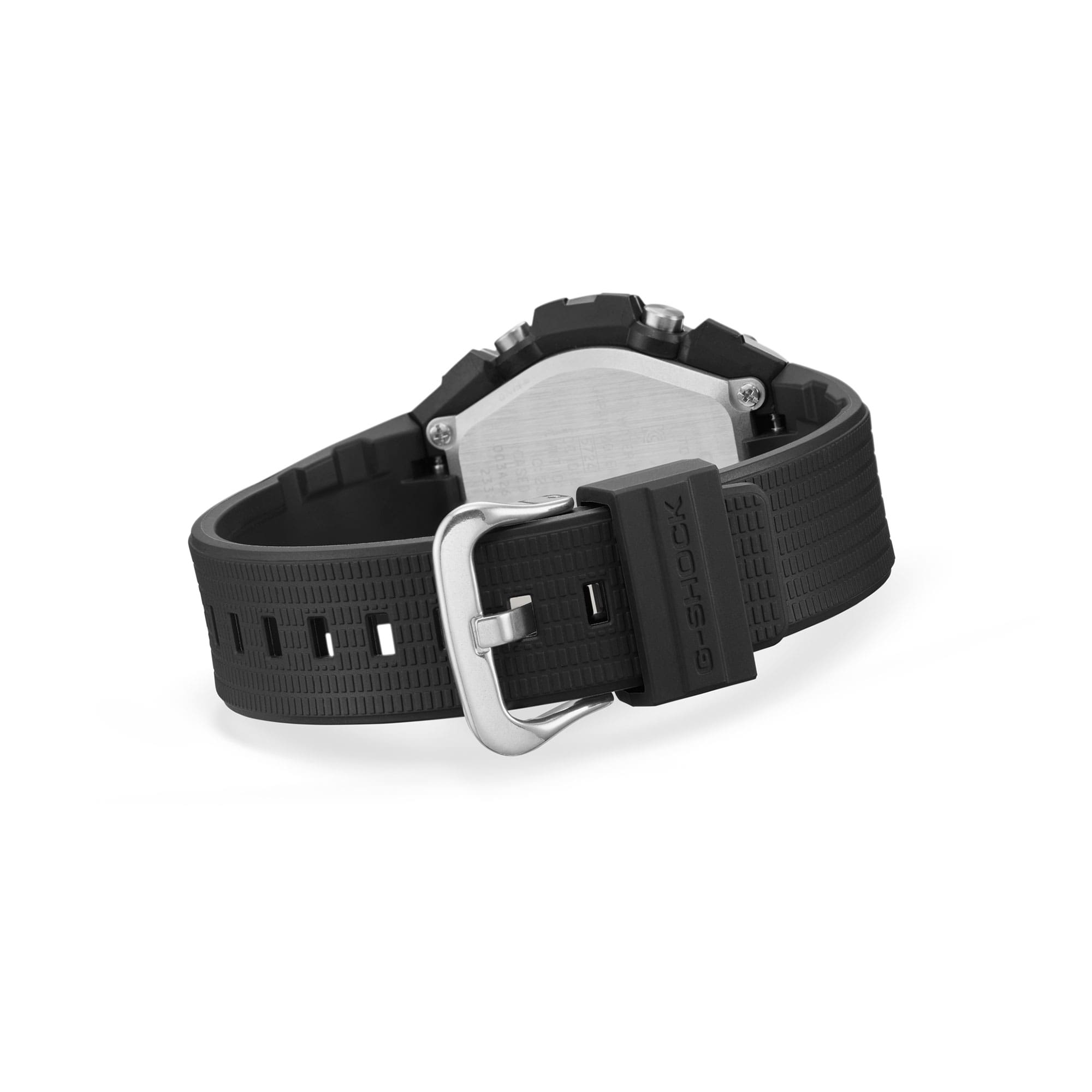 B600-1A Reloj G-Shock Hombre Caja Acero Resina Negra - Vista trasera