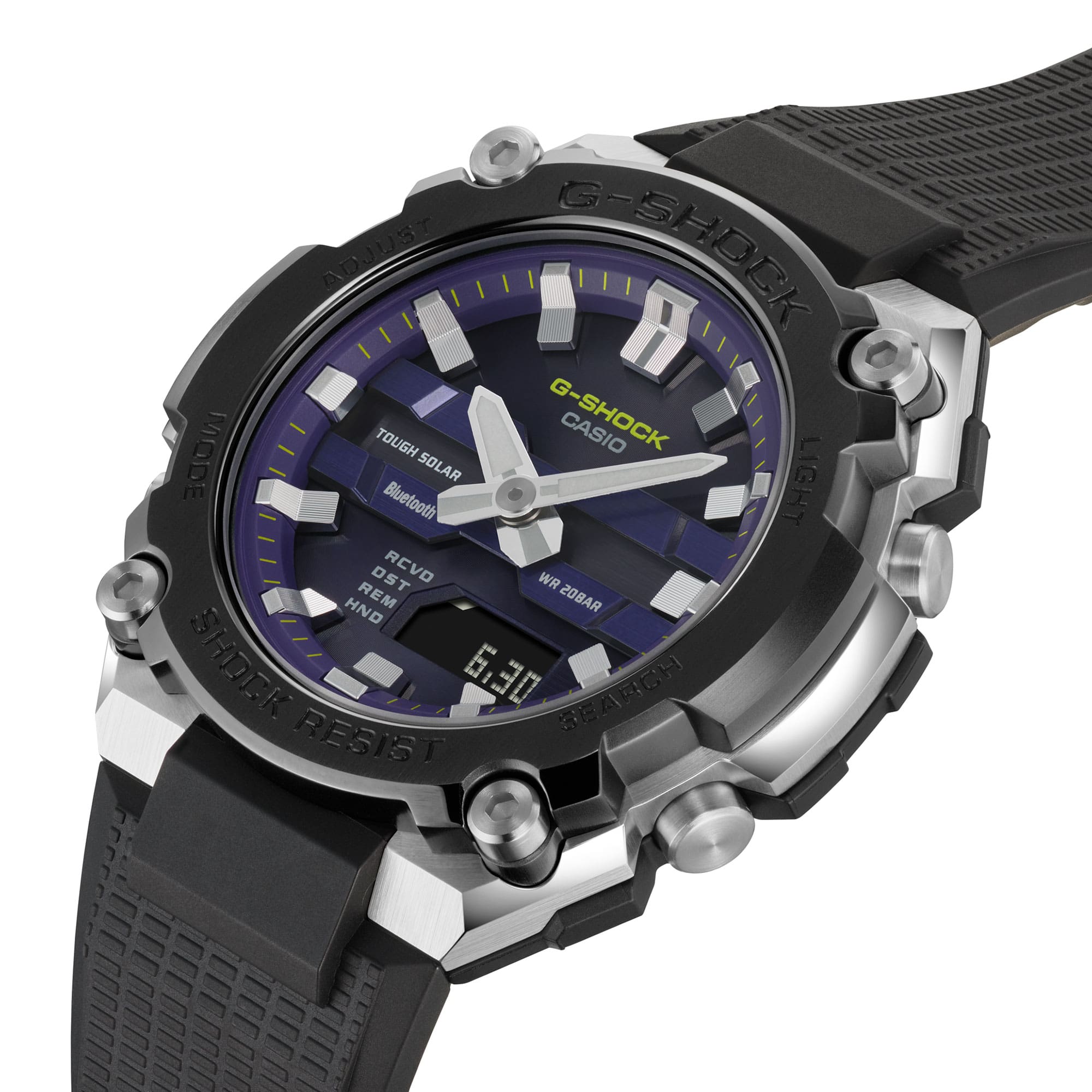 B600A-1A6 Reloj G-Shock de hombre correa de resina - Detalle de esfera