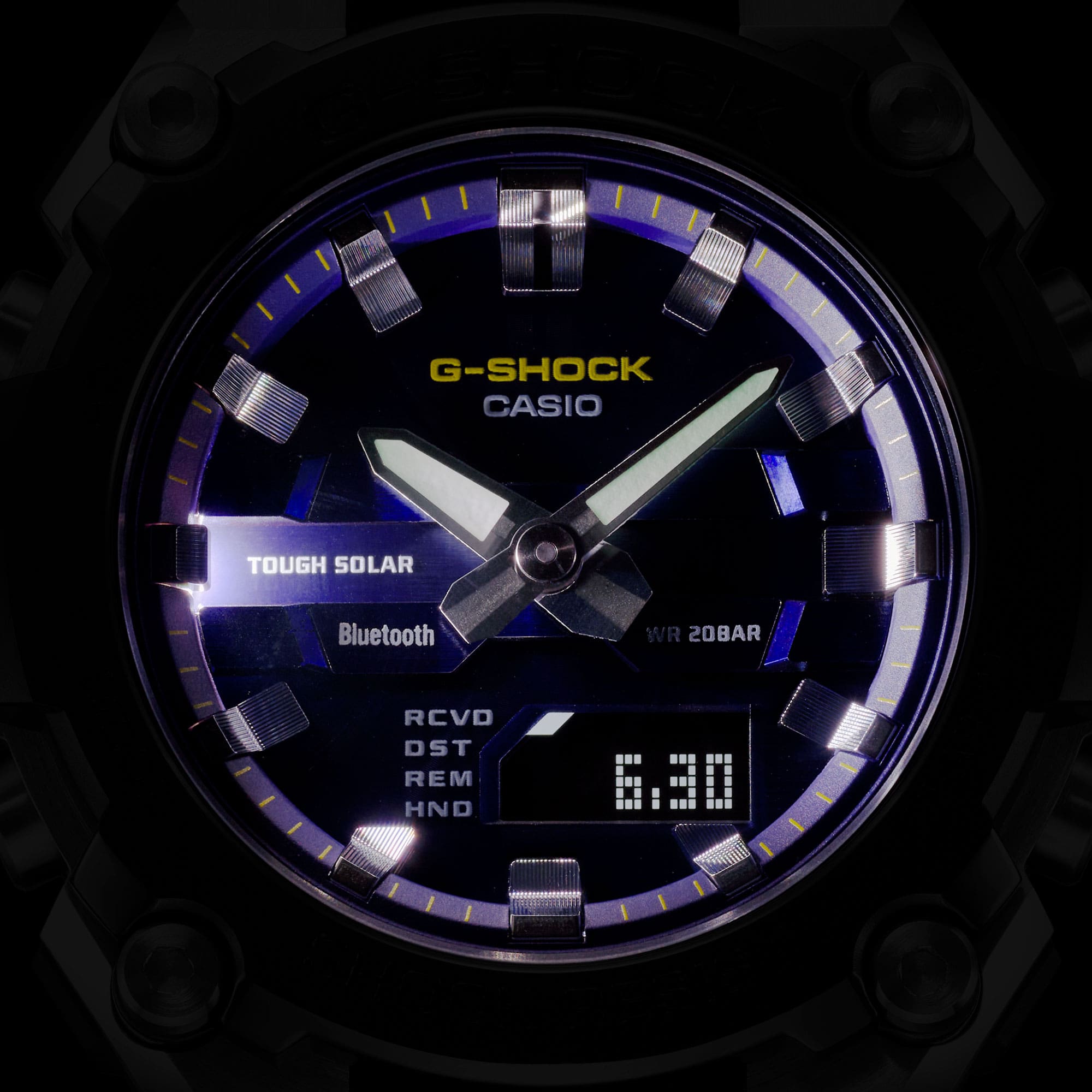 B600A-1A6 Reloj G-Shock de hombre correa de resina - Vista lateral