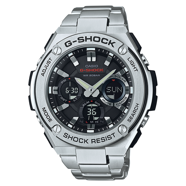 S110D Reloj G-Shock G-Steel Hombre Acero Esfera Negra - Reloj original en Guatemala