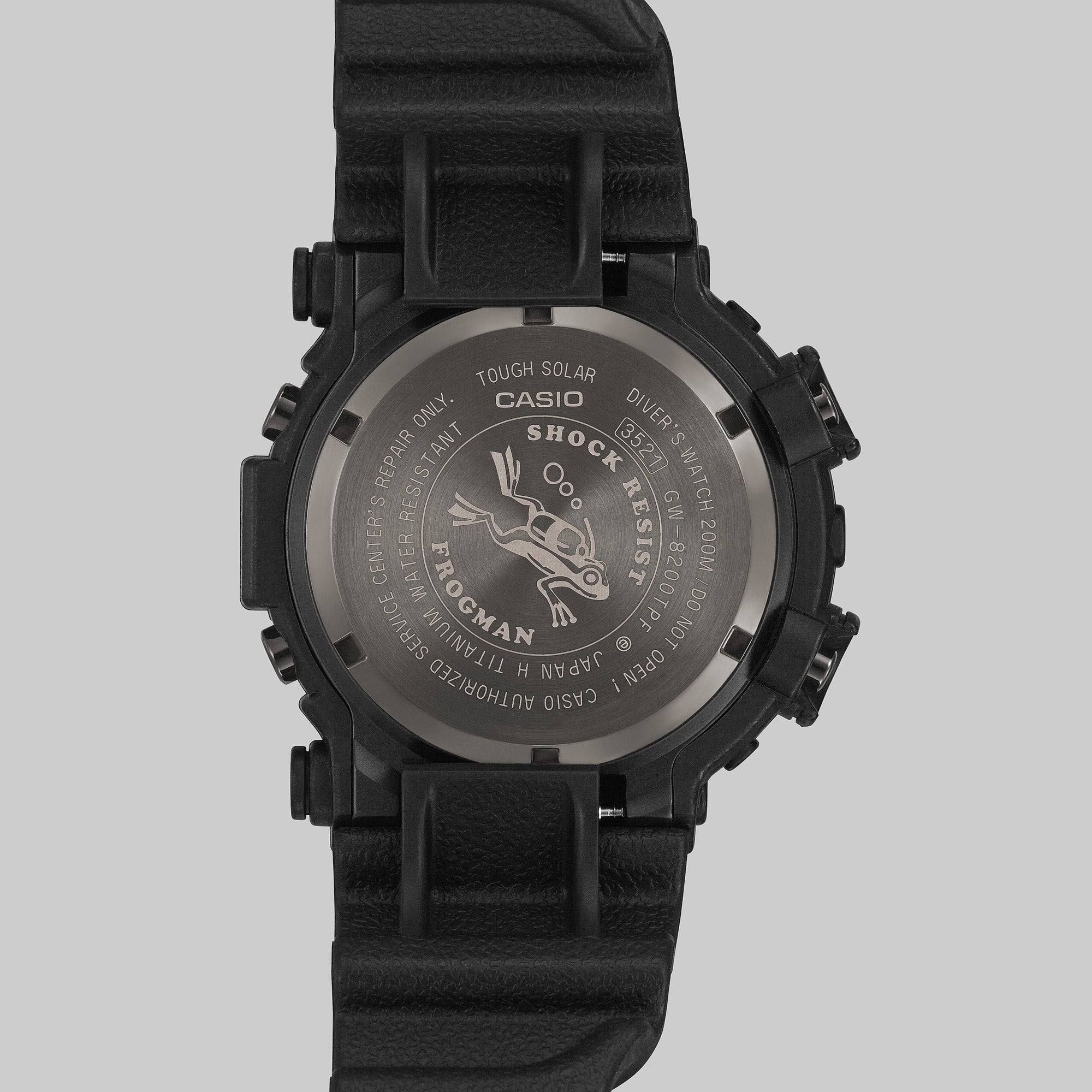 GW-8200TPF-1 Reloj G-Shock Frogman Master of G de caballero correa de silicona - Vista 5