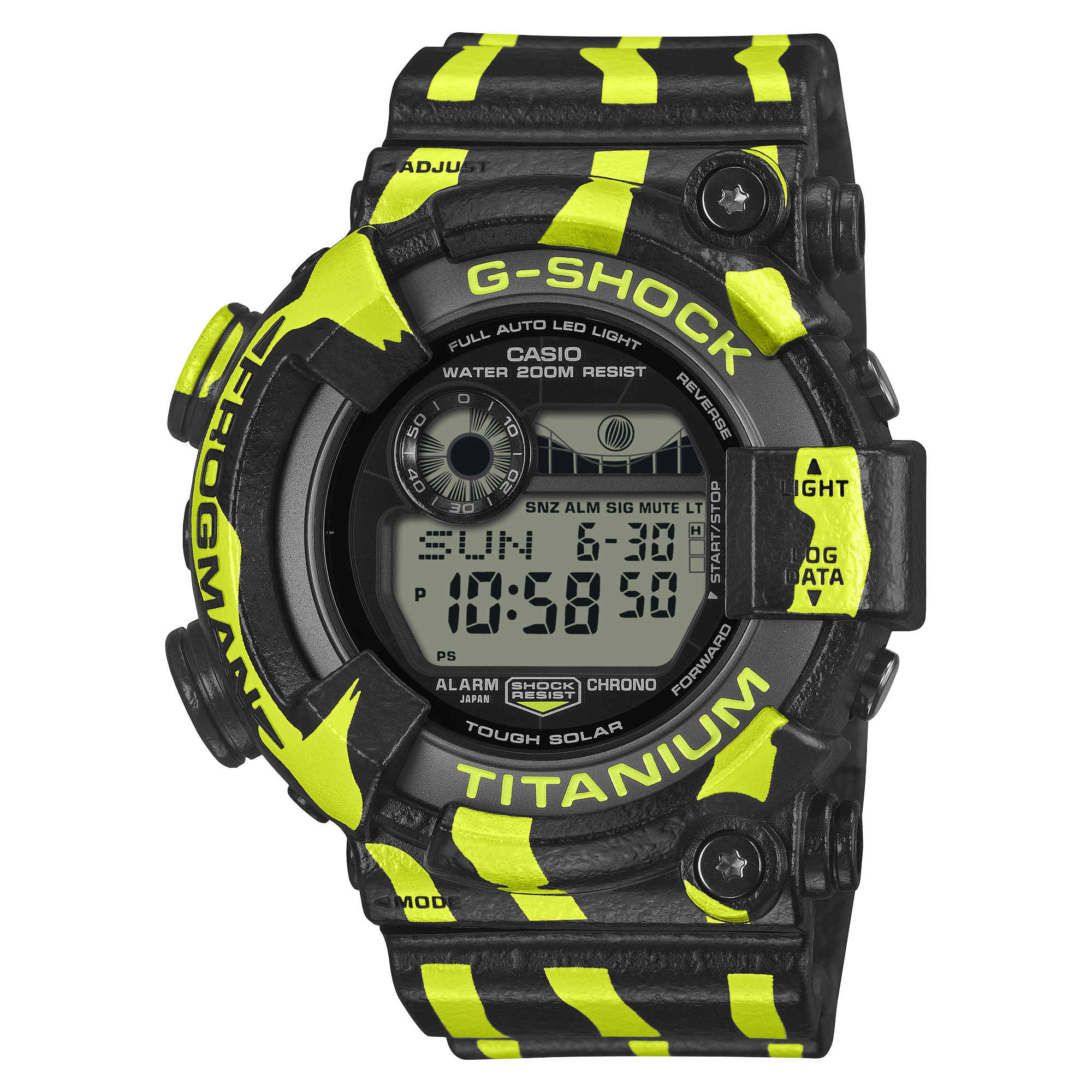 GW-8200TPF-1 Reloj G-Shock Frogman Master of G de caballero correa de silicona - Reloj original en Guatemala