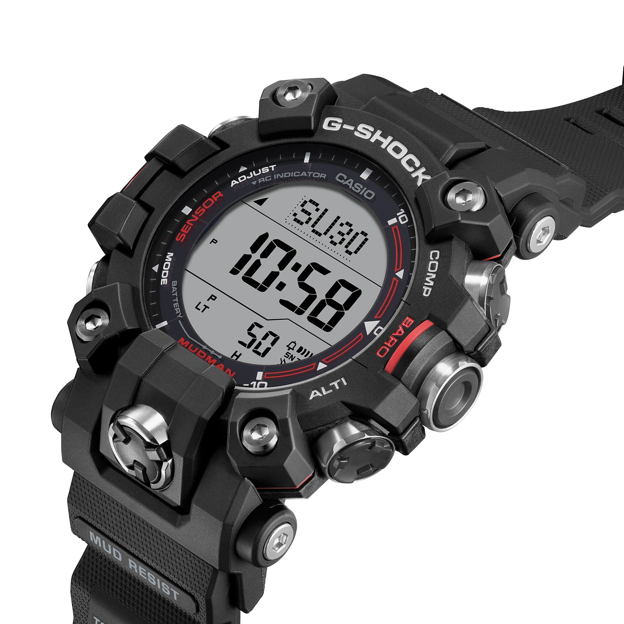 GW-9500 Reloj G-Shock Mudman Hombre Resina Negro - Vista lateral