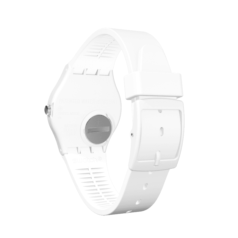 Reloj Swatch Originals Gent Mujer Resina Blanco - Detalle de esfera