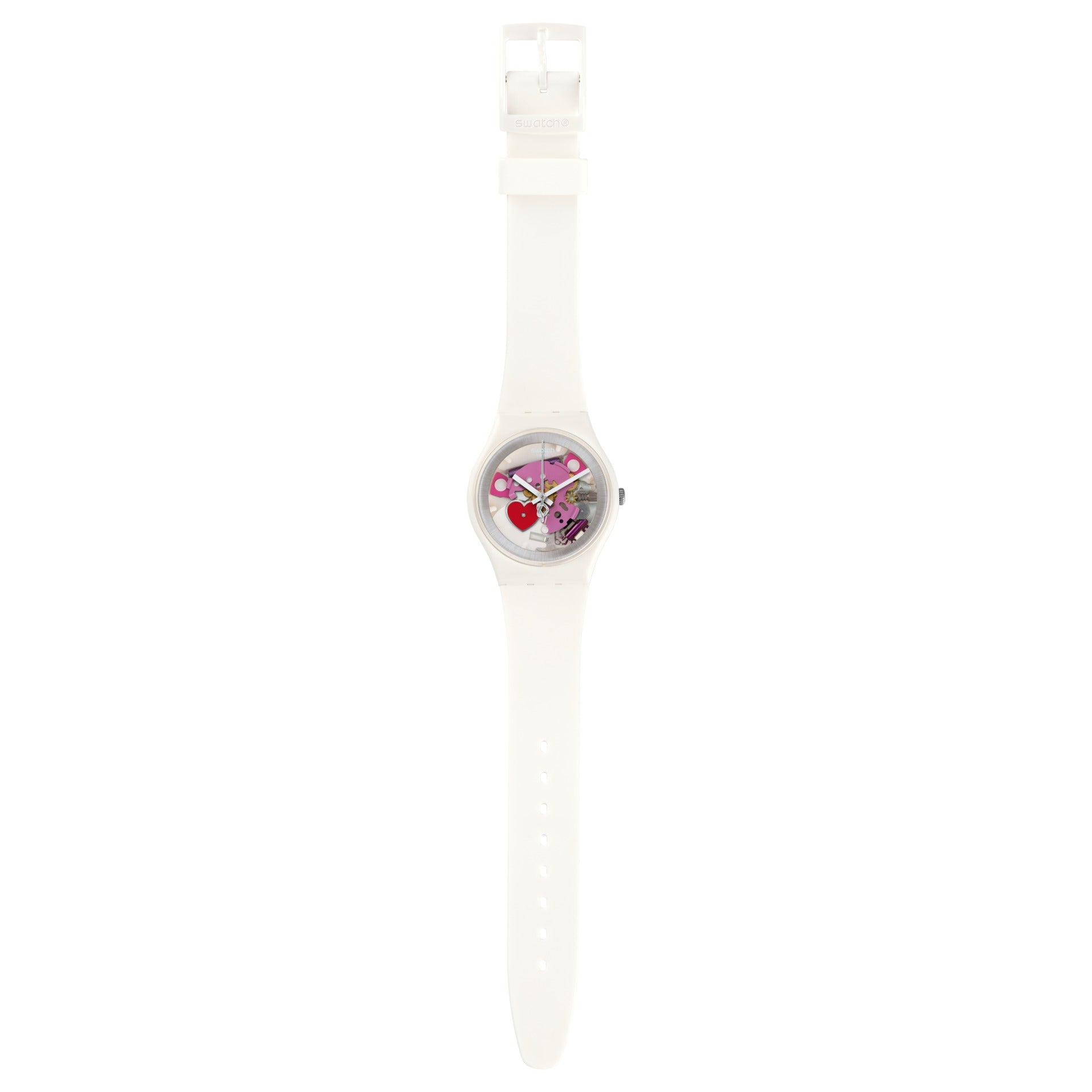 GZ300 Reloj Swatch Tender Present de dama correa de resina