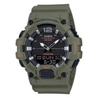 HDC-700-3A3V Reloj Casio para Hombre, Hora Mundial 10 Años de Batería, Illuminator