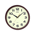IQ-151 Reloj de Pared Casio Resina Marrón Fondo Crema - Reloj original en Guatemala