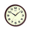 IQ-151 Reloj de Pared Casio Resina Marrón Fondo Crema