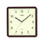 IQ-152 Reloj de Pared Casio Cuadrado Resina Marrón