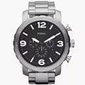 Reloj Fossil Nate Hombre Acero Esfera Negra - Reloj original en Guatemala