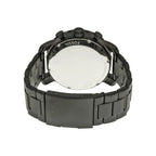 Reloj Fossil Nate Hombre Acero Negro Esfera Marrón - Detalle de esfera