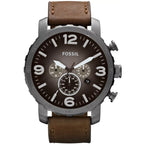 Reloj Fossil Nate Hombre Correa Cuero Marrón - Reloj original en Guatemala