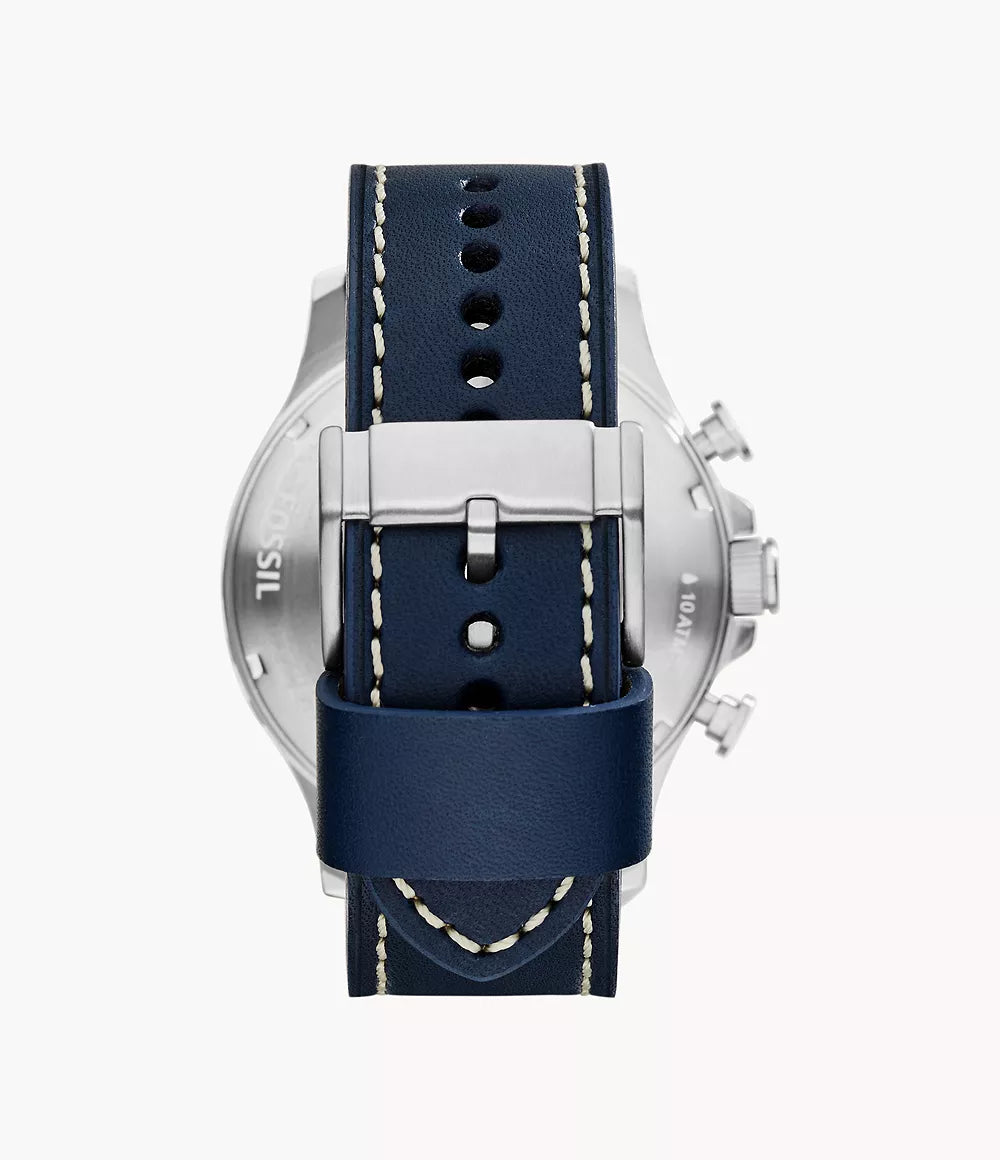 JR1480 Reloj Nate de hombre pulsera de cuero 50 mm