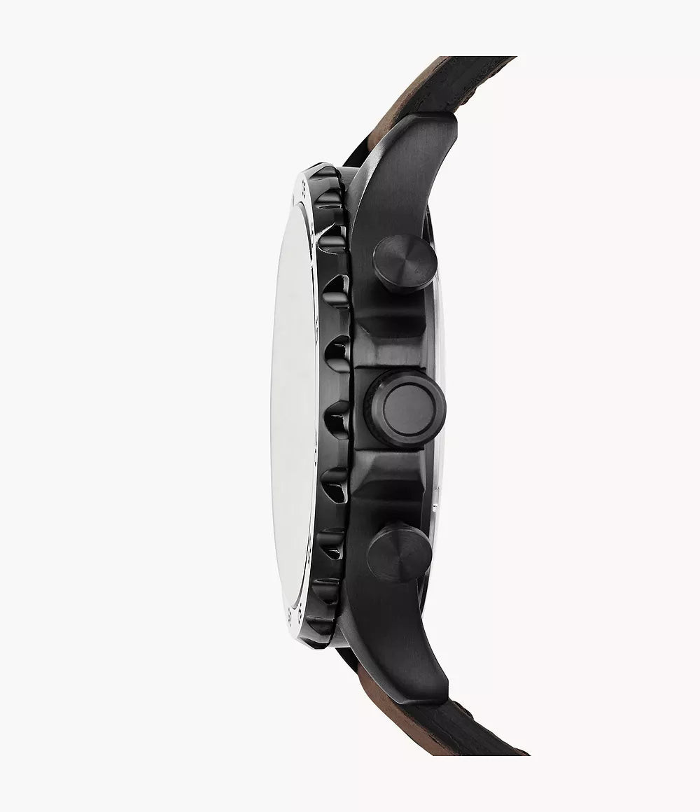 JR1487 Reloj Nate de hombre pulsera de cuero 50 mm