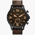 JR1487 Reloj Nate de hombre pulsera de cuero 50 mm