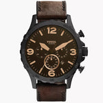 JR1487 Reloj Nate de hombre pulsera de cuero 50 mm