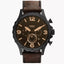 JR1487 Reloj Nate de hombre pulsera de cuero 50 mm