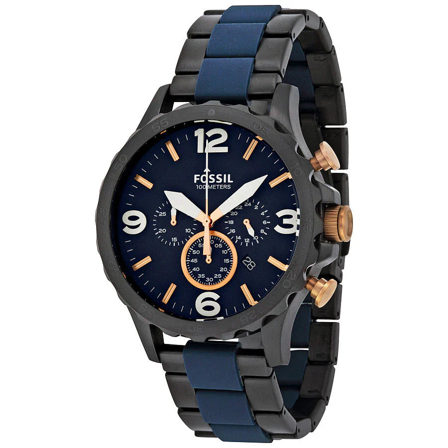 Fossil Reloj Nate de hombre pulsera de metal 50 mm - Vista 5