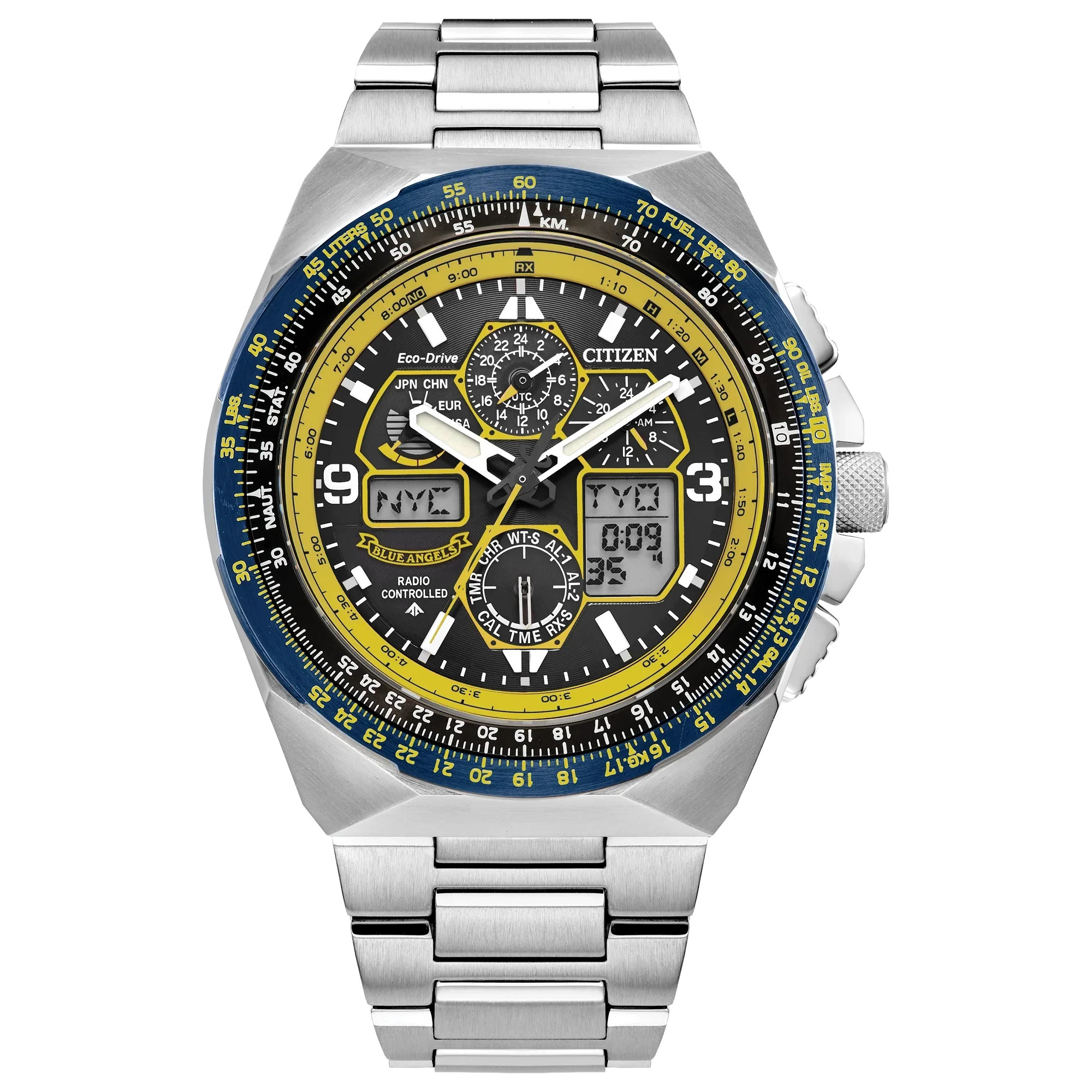 JY8125-54L Reloj Citizen Promaster de hombre pulsera de metal Eco-Drive