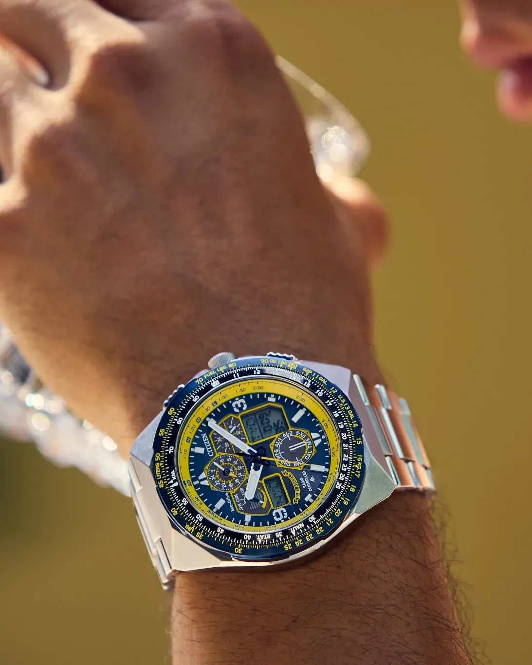 JY8125-54L Reloj Citizen Promaster de hombre pulsera de metal Eco-Drive