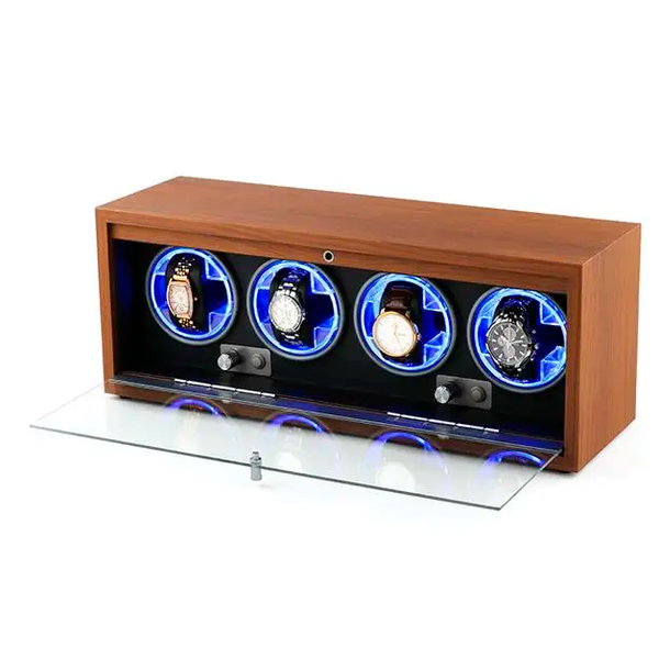 KS-002 Caja para 4 relojes con iluminación