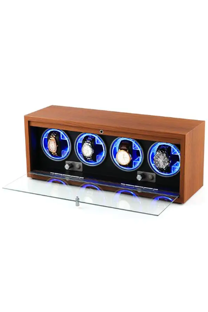 KS-002 Caja para 4 relojes con iluminación