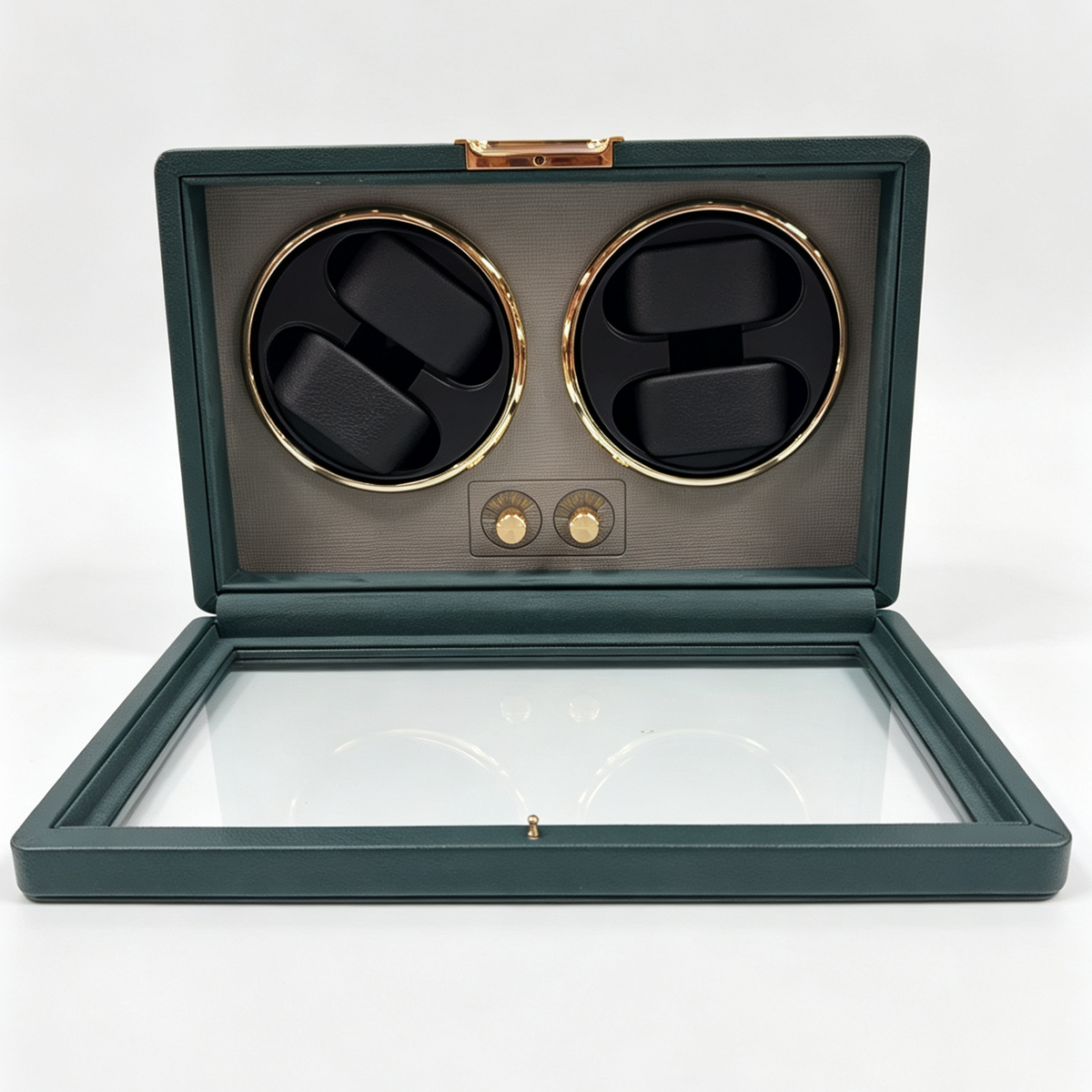 KS-10 Caja de reloj giratoria automático para 4 relojes
