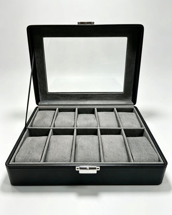Caja Organizadora y Exhibidora para 10 Relojes Modelo KS37