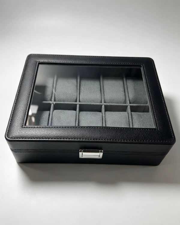 Caja Organizadora y Exhibidora para 10 Relojes Modelo KS37