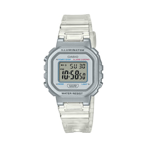 LA-20WHS-7A Reloj Casio Illuminator Unisex Resina Transparente
