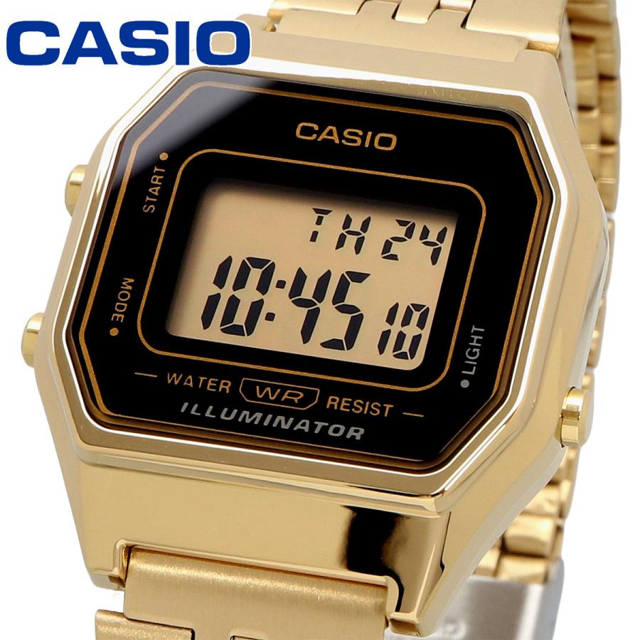 LA-680WGA-1 Reloj Casio para Dama, Vintage Clásico Illuminator — imagen 3 de 5