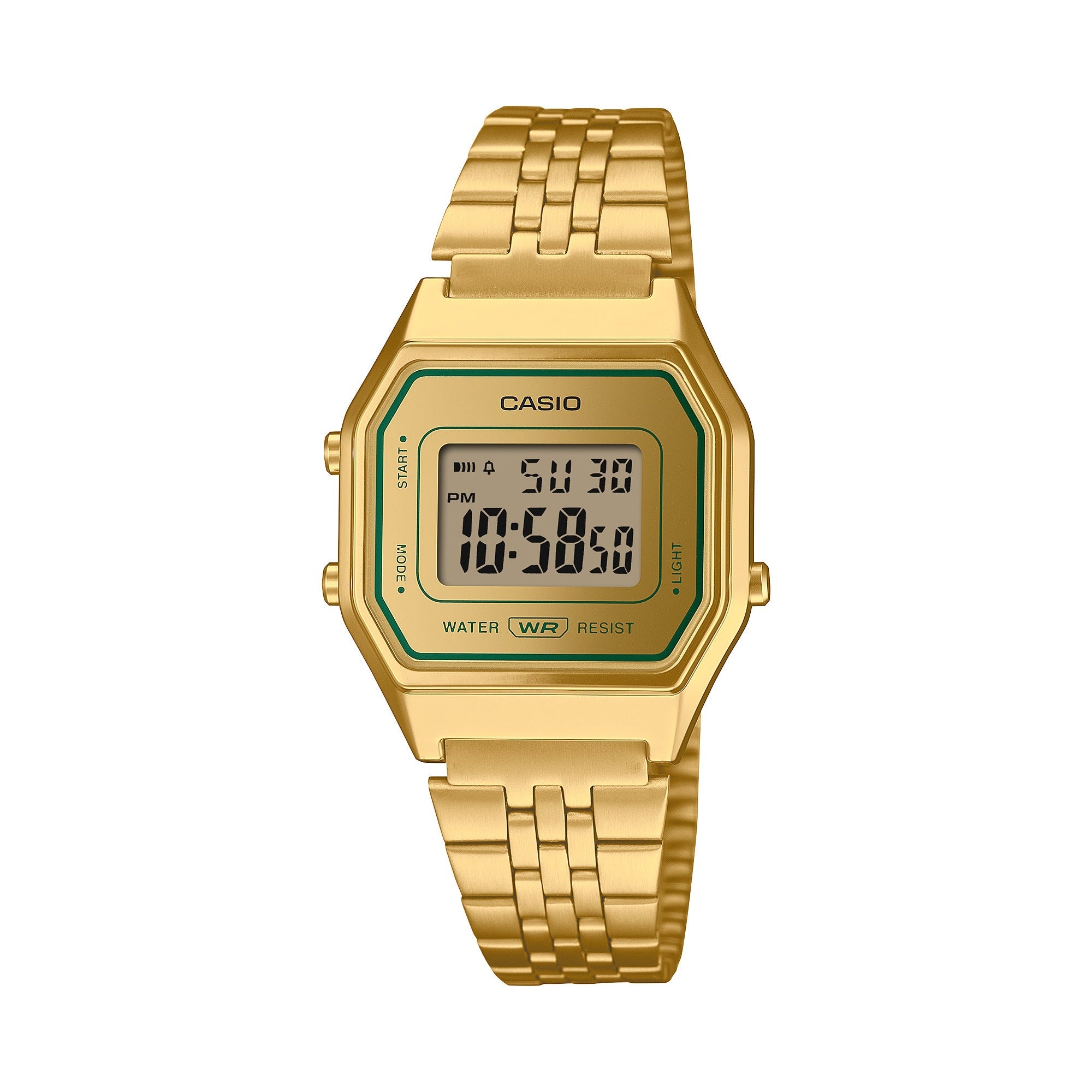 Reloj Casio Vintage Unisex Correa Acero Dorado - Reloj original en Guatemala