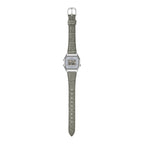 LA680WEL-8A2 Reloj Casio Vintage de mujer banda de piel - Cuero Gris