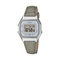 LA680WEL-8A2 Reloj Casio Vintage de mujer banda de piel - Cuero Gris