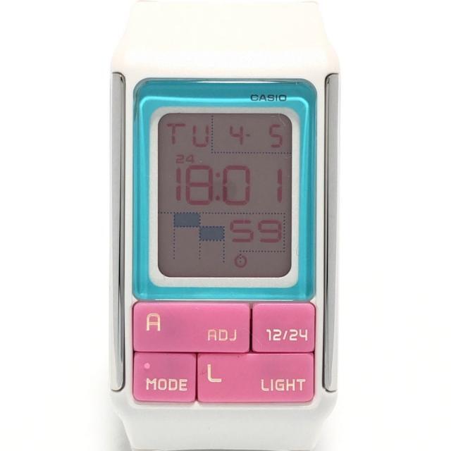 51-7CDR Casio Reloj para Dama Pulsera de Goma - Vista trasera