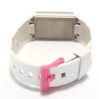 51-7CDR Casio Reloj para Dama Pulsera de Goma - Detalle de esfera