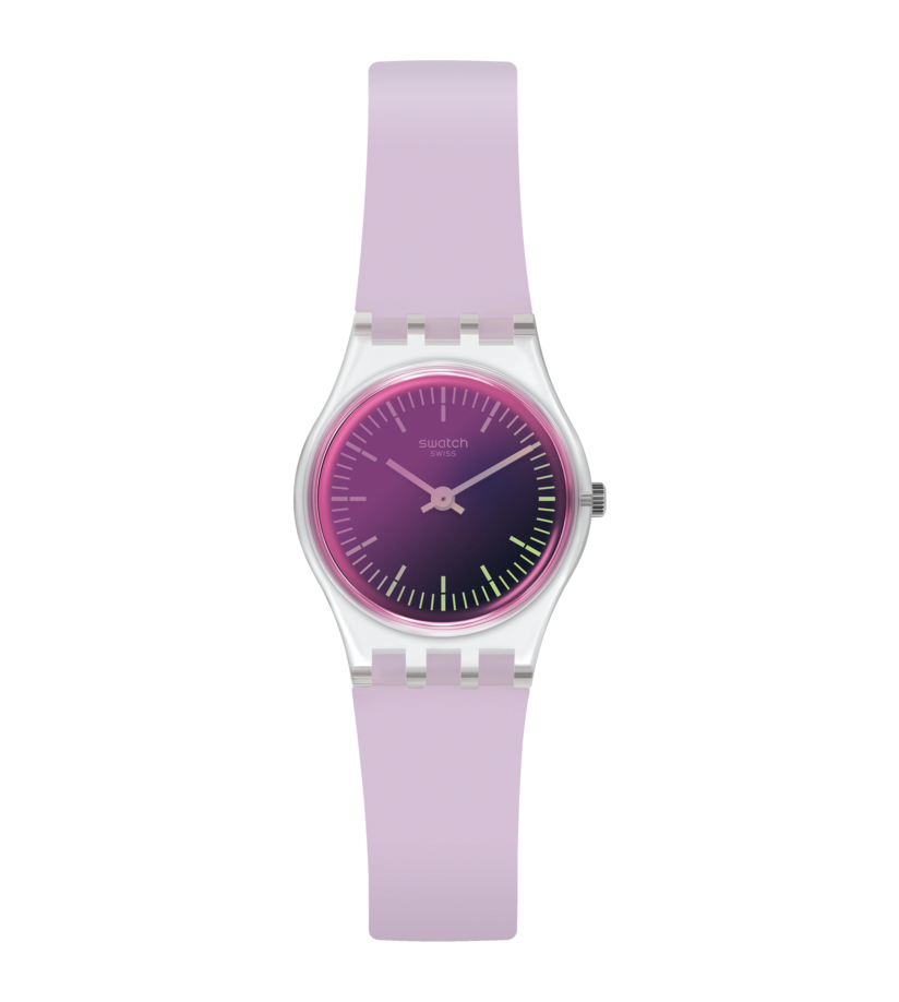 Reloj Swatch Ultraviolet de mujer pulsera de caucho - Reloj original en Guatemala