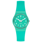 Reloj Swatch Back To Mint Leave de mujer correa de silicona - Reloj original en Guatemala