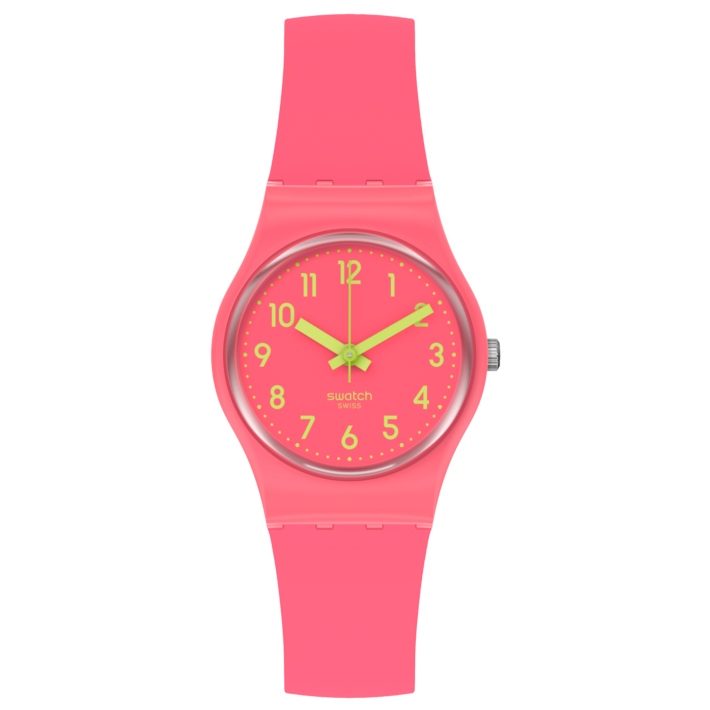 Reloj Swatch Back to Biko Roose de señorita correa de resina - Reloj original en Guatemala