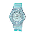 200HS Reloj Casio Mujer Correa Resina Azul Claro - Reloj original en Guatemala