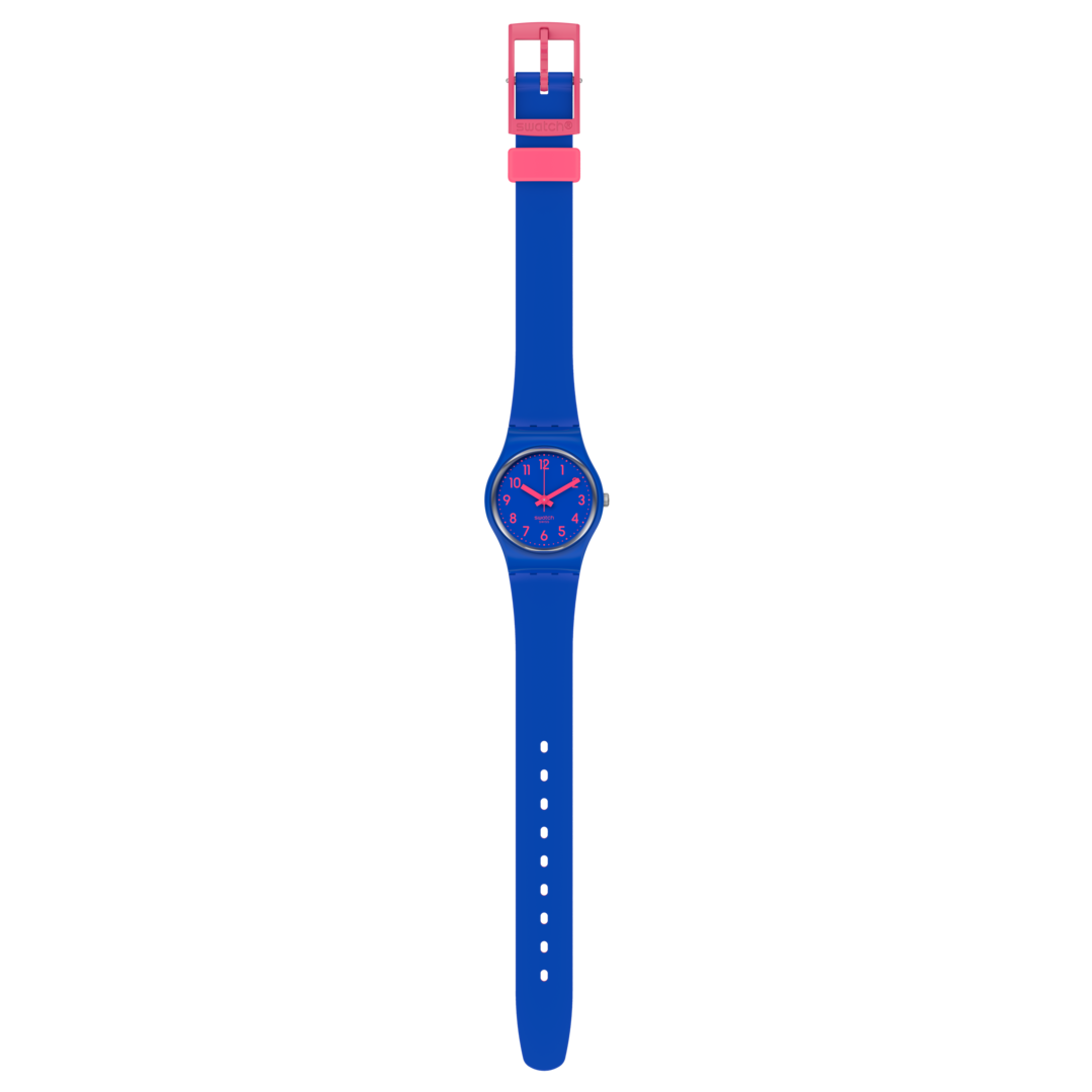 Reloj Swatch Back To Biko Bloo de señorita banda de resina - Vista trasera