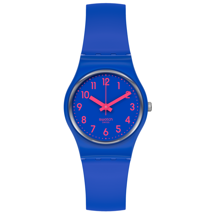 Reloj Swatch Back To Biko Bloo de señorita banda de resina - Reloj original en Guatemala