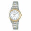 LTP-1128G Reloj Casio Mujer Correa de Acero Bicolor