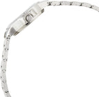 1177A Reloj Casio Mujer Acero Plateado Esfera Negra - Vista trasera