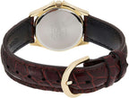 1183Q Reloj Casio Mujer Correa Cuero Marrón Esfera - Vista trasera