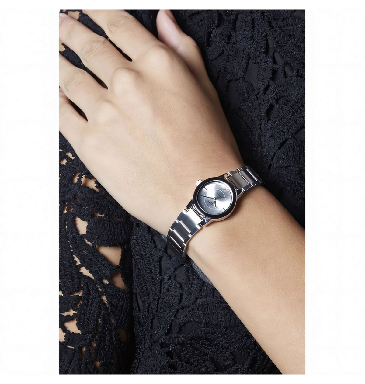LTP-1230D-7C Reloj Casio para Mujer correa de metal plateado