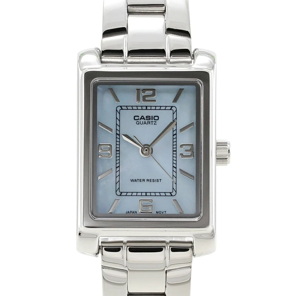 LTP-1234DS-2A Casio Vintage para dama pulsera de metal