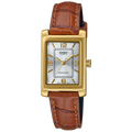 Reloj LTP-1234GLL-7A Casio de dama pulsera de piel — original con garantía, La Relojería GT