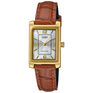 LTP-1234GLL-7A Casio de dama pulsera de piel